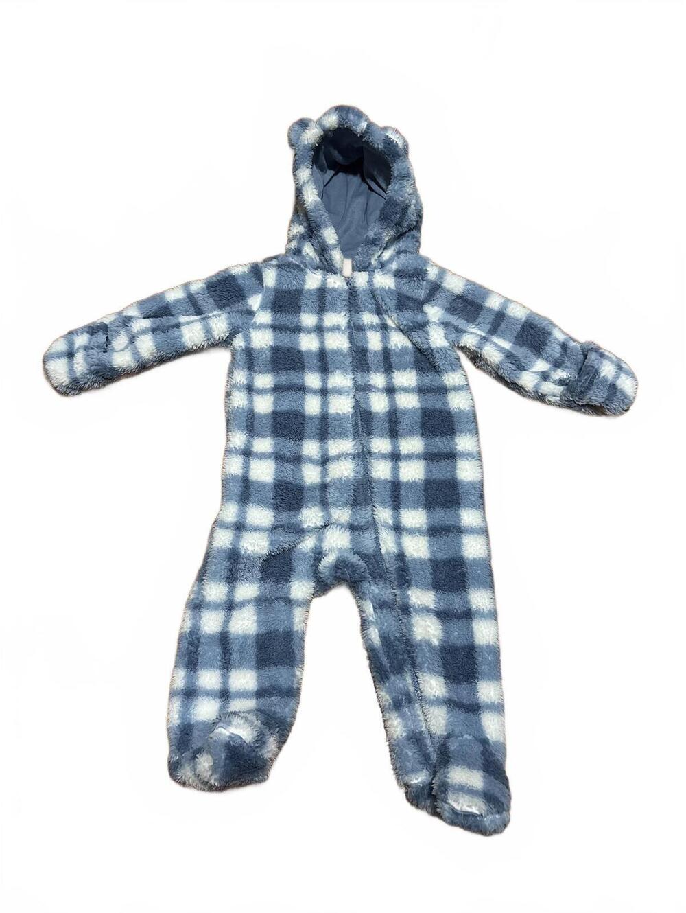 Carter's 9 Months Plush Hooded Baby Warm fleece Winter Onesie Boys Girls Baby